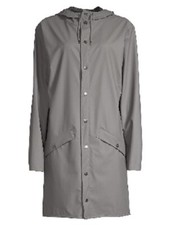 Nwt Rains Long Hooded Raincoat Medium/large