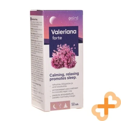 PAIRA VALERIANA FORTE Calming Relaxing Promotes Sleep Supplement 50 Tablets