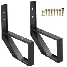 Steel Stair Riser 2 Pack, 1-Step Steel Stair Stringer for Outdoor Steps