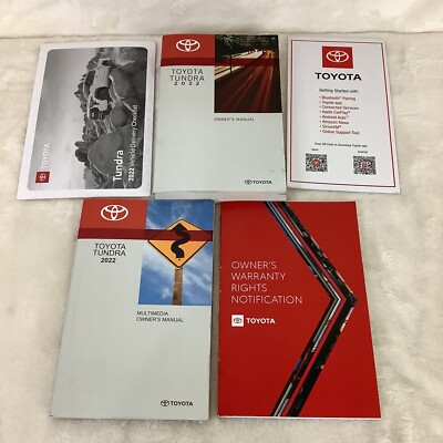 2022 Toyota Tundra Owners Manual User Guide Book 22 OEM#01999-0C029