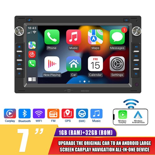 For VW GOLF MK4 PASSAT MK5 Android 11 Car Stereo Carplay 1+32G WIFI GPS Navi - Picture 19 of 19