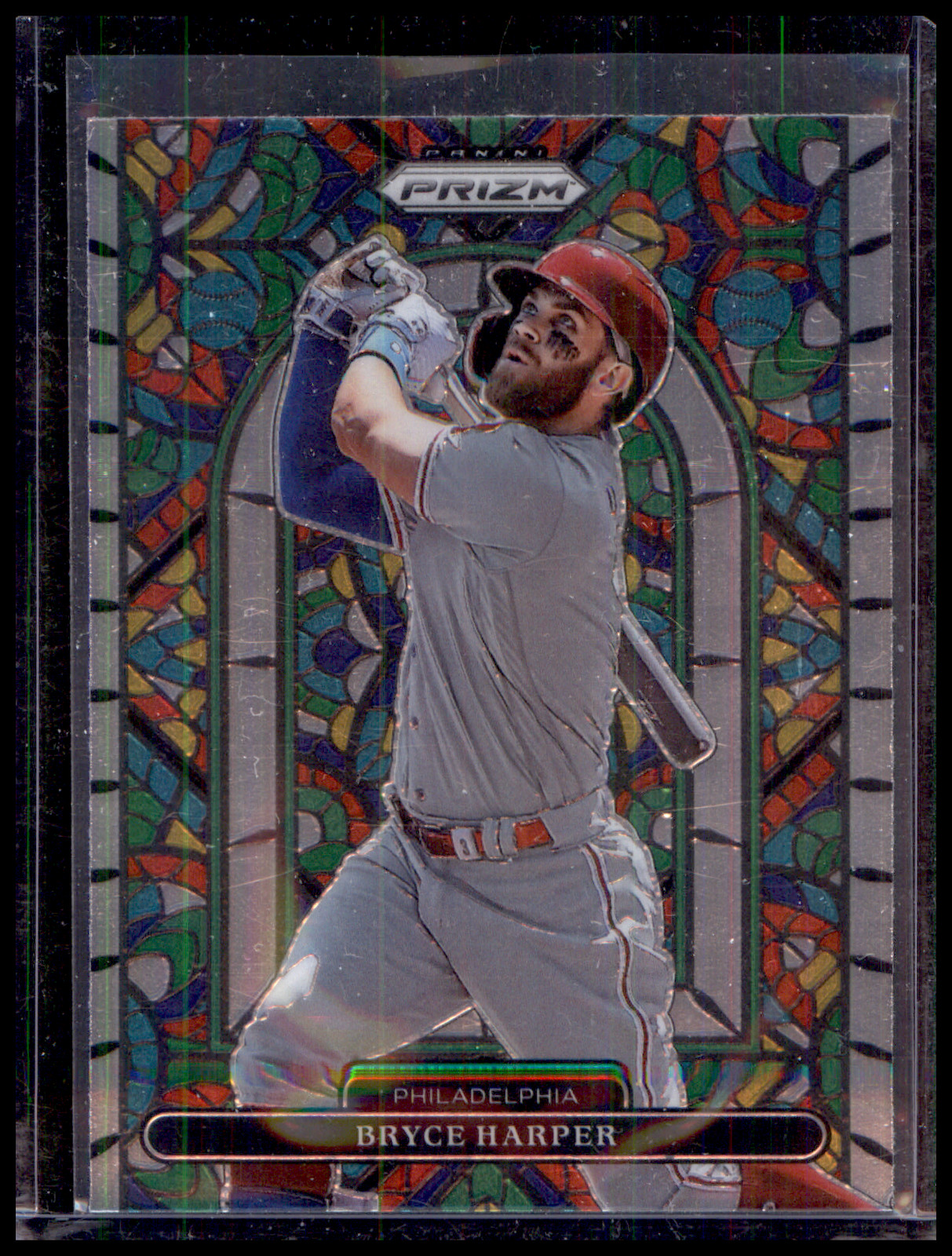 Bryce Harper 2022 Panini Prizm #SG-4 Stained Glass - Philadelphia Phillies