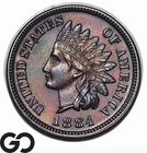 1884 Indian Head Cent Penny Proof, Album Toner PR