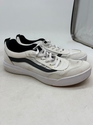 Vans Range Exp Athletic Sneakers Men's White Mesh Lace-Up Walking Running - 13