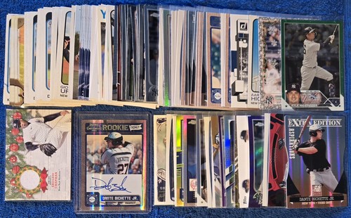 New York Yankees 100 ct lot of Baseball Cards, Auto, Relic, Inserts, Die Cut +