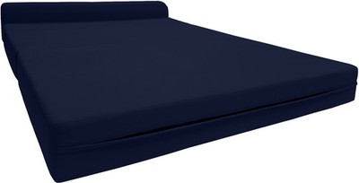 Navy Sleeper Chair Folding Foam Beds Portable Sleepover Sofa Bed 6x48x 72