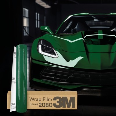 3M Wrap Film Series 2080 Wrapping Folie 30x152cm HG36 High Gloss Mantis Green