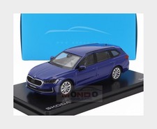 1:43 ABREX Skoda Superb Iv Combi Sw Station Wagon 2023 Blue 143AB-047MQ MMC