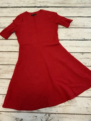 VALENTINO Banana Republic A line Short Sleeve A Line Sweater Knit Dress Sz Small