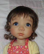 Bell PRECIOUS Doll Wig SIZE 9/10 LIGHT BROWN Short Layers W Baby Curls WT NWT