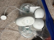 Elvie Stride 2: Hospital-Grade Suction Breast Pump Hands Free White Used
