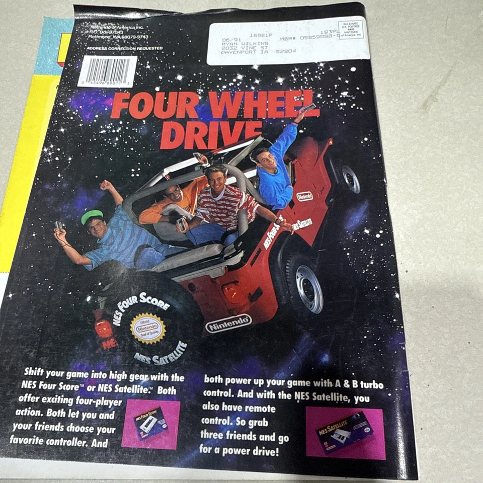 NINTENDO POWER Magazine November 1990 Volume 18 - DR MARIO 🐝 - Image 3 of 3