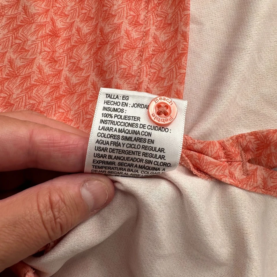 Pebble Beach Dry-Luxe Performance Polo Shirt XL Coral Golf Tennis Preppy - Image 4 of 4