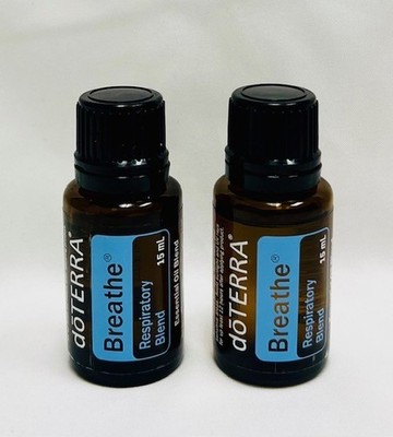 doTERRA Breathe Respiratory Blend Essential Oil 2 PACK 15ml  EXP 2027