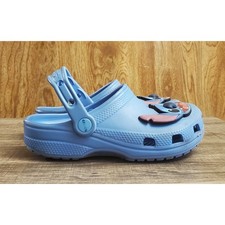 Crocs Classic Disney Stitch Slip On Clogs Youth Size J2 Blue