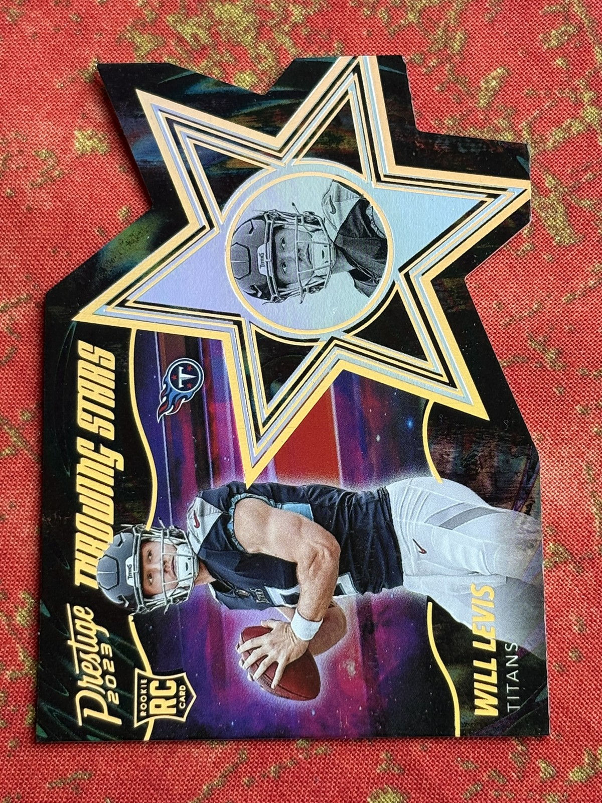 2023 Panini Prestige Will Levis Throwing Stars #TS-18 RC Rookie Tennessee Titans