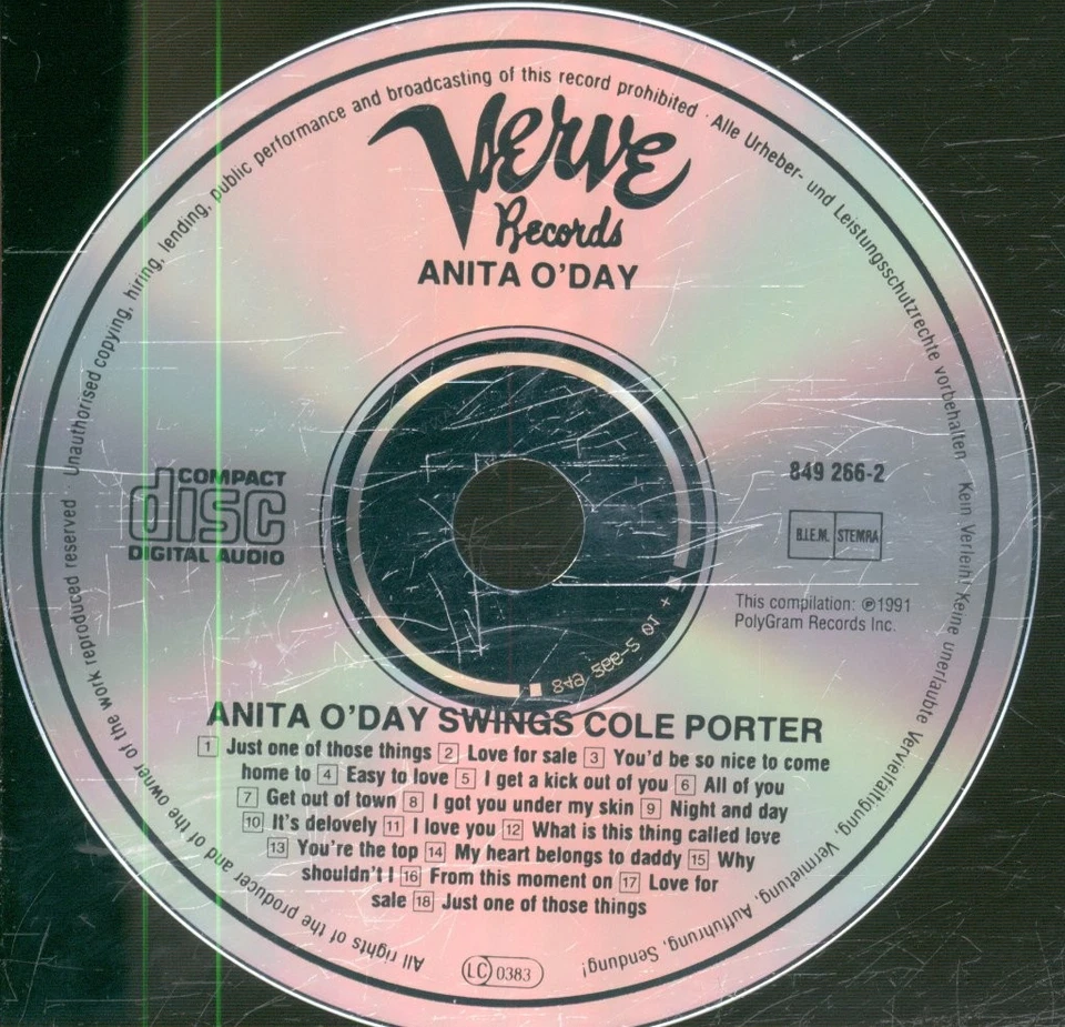 Anita O'day Mit Billy May Anita O'day Schwingt Cole Porter Mit Billy May CD - Bild 3 von 3