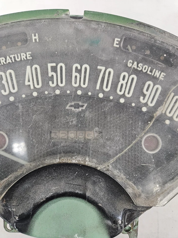 Chevrolet Bel Air 210 150 1955 1956 cuadro de instrumentos carcasa OEM Foto 3 de 4
