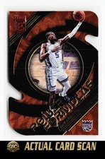 2021-22 Donruss Elite #27 De'Aaron Fox Power Formulas Orange Die Cut
