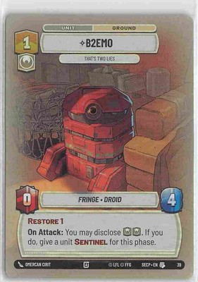 Secrets of Power Weekly Play Exclusive Foil Uncommon #19 B2EM0 - That's Two Lies
