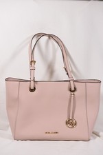 Michael Kors Blush Pink Large Jet Set Tote in Saffiano Leather CLEAN EUC