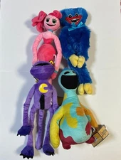 Poppy Playtime Posing Plush Toys Namco Complete Set of 4 Auth NEW