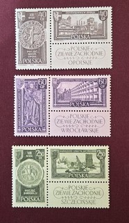 Poland Polish Polska Stamps 1961 Fi.1103 1108. MNH