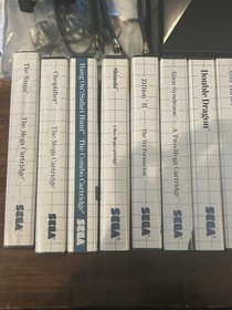 SEGA Master System Video Game Console 3 Controllers 19 Games Papers Hookups