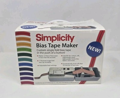 Simplicity Bias Tape Maker #881925 New Open Box