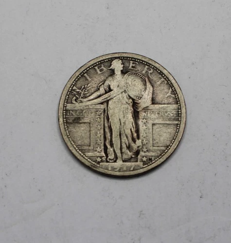 1917  S  STANDING LIBERTY QUARTER DOLLAR