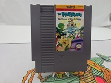The Flintstones The Rescue of Dino & Hoppy Nintendo NES Taito Video Game