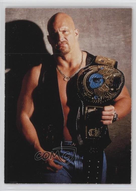 1998 Comic Images WWF Superstarz Stone Cold Steve Austin #6 HOF v5j