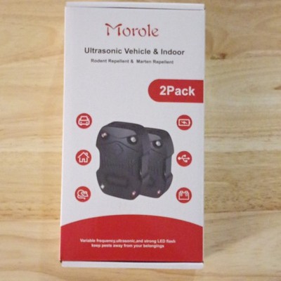 Morole Ultrasonic LED Flash Indoor Pest Repellent 2-Pack SJZ-081 USB DC 5-24V