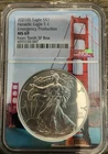 2021 (S) Type 1 $1 AMERICAN SILVER EAGLE NGC MS69 ,HERALDIC EAGLE