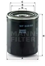 Ölfilter Anschraubfilter WP 928/80 MANN-FILTER für TOYOTA VW FORD MAZDA METROCAB