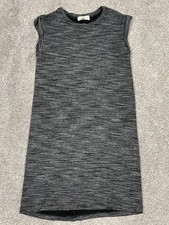 Cloth & Stone Dress Womens Small Black Heathered Tee Mini Basic Beach Outdoor