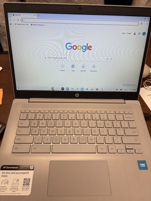 HP Chromebook 14A-NE1013DX 14-inch, 4GB RAM, 64GB eMMC Storage