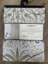 NWT WILLIAM MORRIS  CO 72  X 72  FLORAL HYACINTH SHOWER CURTAIN