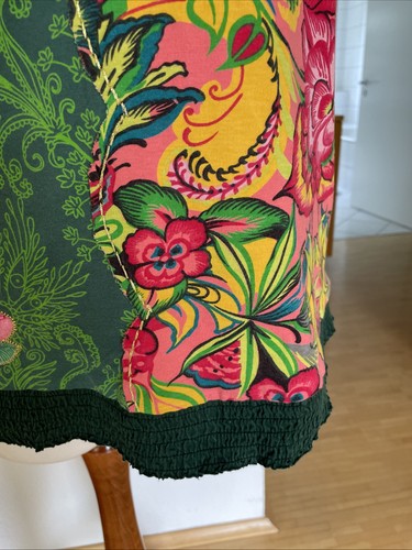 Desigual Designer Tunika Shirt Gr.42 XL grün 100%Baumwolle Lagenlook Top - Bild 3 von 12