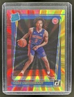 2021-22 Panini Donruss Cade Cunningham Holo Red and Gold Laser RC #211 Pistons