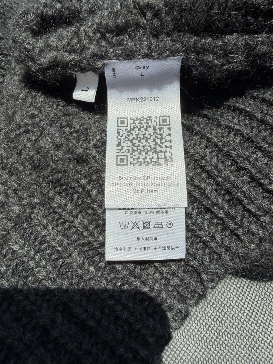 Cárdigan Mr P Mezcla Lana Y Alpaca Carbón Grande Mr Porter