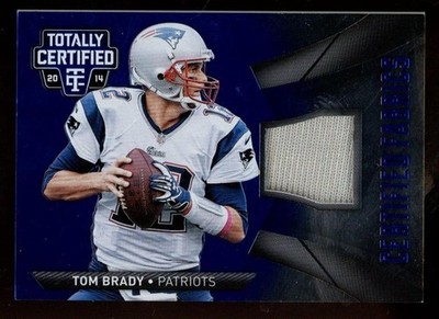 2014 Panini Tom Brady Totally Certified Fabrics Game Worn /50 