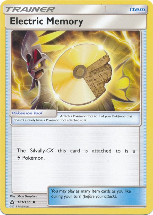Electric Memory - 121/156 - Uncommon (Near Mint) Ultra Prism - Trainer - Item Po