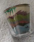 NICE VINTAGE SHOT GLASS FILLED WITH SAND AS A PICTURE — photo 4