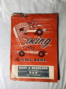 Utah Racing The Salt Bowl Vintage Official Program Race Track  Salt Lake City 32