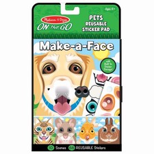 Melissa  Doug - 40512  Make-A-Face Reusable Sticker - Pets