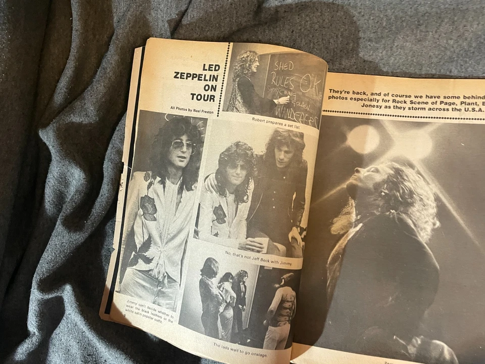 Rock Scene Magazine September 1977 KISS Love Gun Ad Article Led Zeppelin Foto 4 de 4