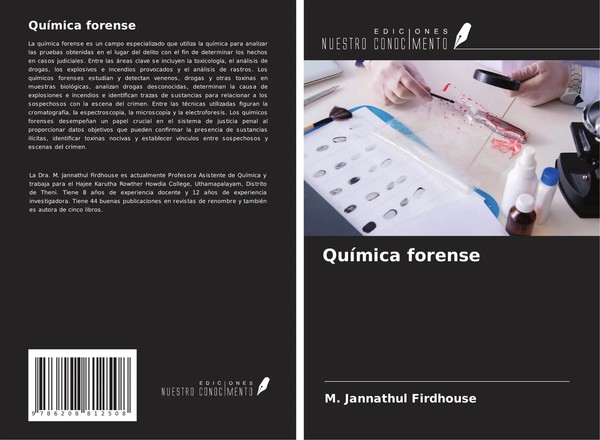 QuíMica Forense M. Jannathul Firdhouse Taschenbuch Spanisch 2025-image