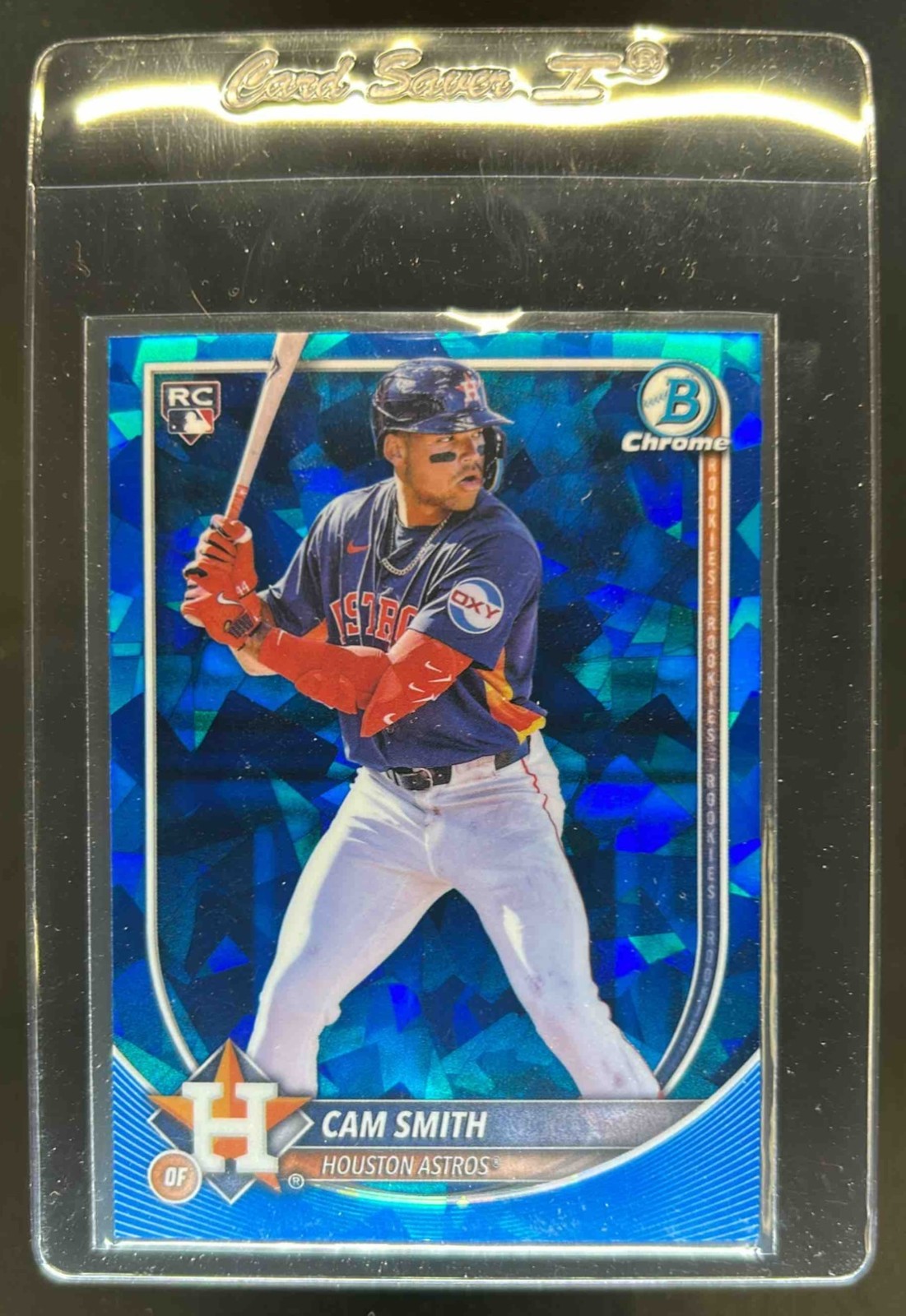 2025 Bowman Chrome Sapphire Cam Smith RC Rookie #77 Astros