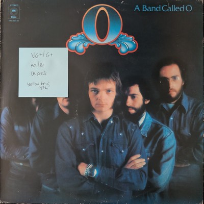 A Band Called O Vinyl Record VG+/G+ S EPC 80120 1974